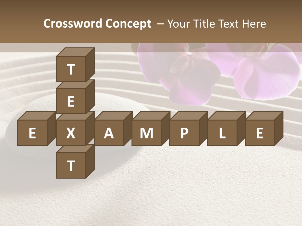 Meditate Sand Beauty PowerPoint Template