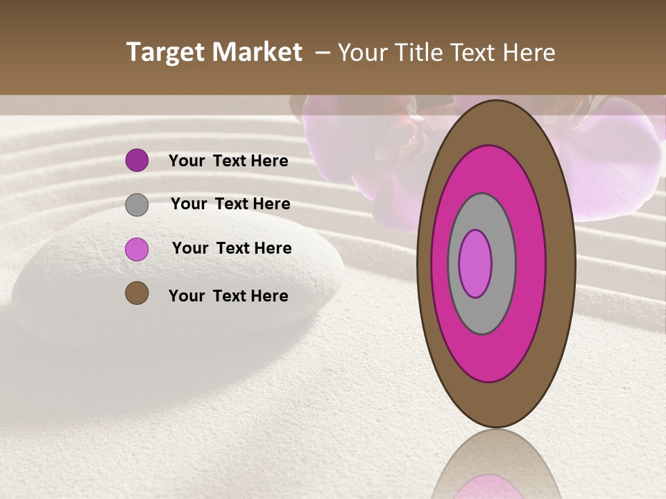 Meditate Sand Beauty PowerPoint Template