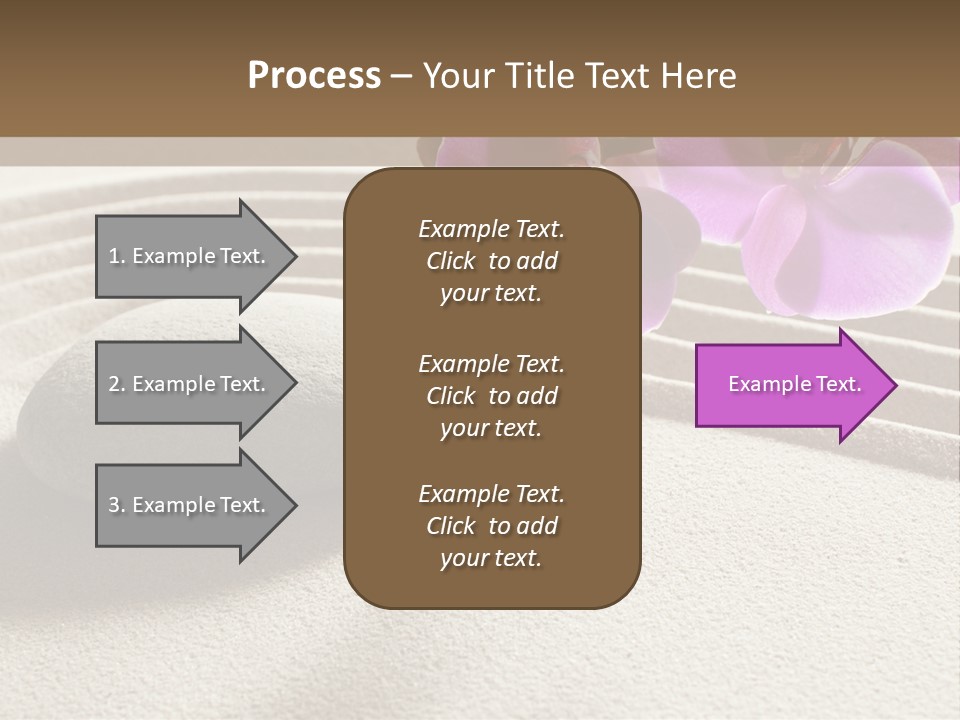Meditate Sand Beauty PowerPoint Template