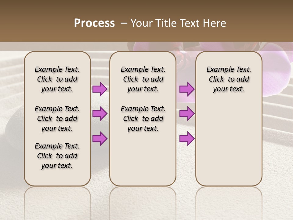 Meditate Sand Beauty PowerPoint Template