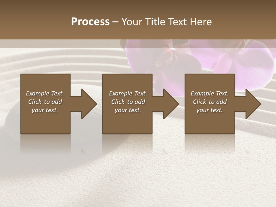 Meditate Sand Beauty PowerPoint Template