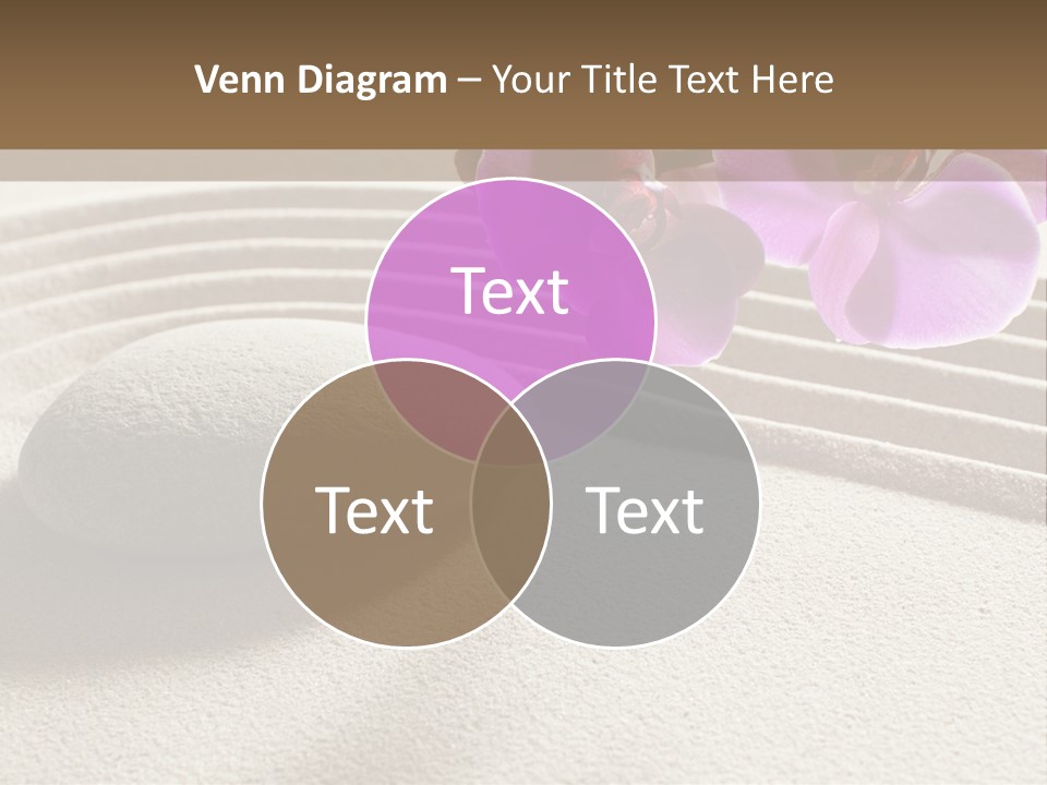 Meditate Sand Beauty PowerPoint Template