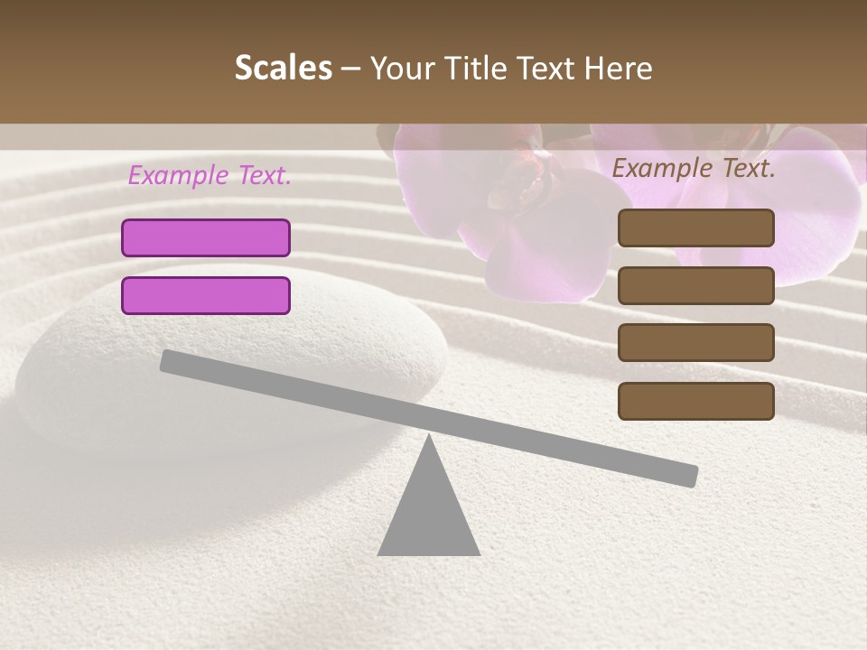 Meditate Sand Beauty PowerPoint Template