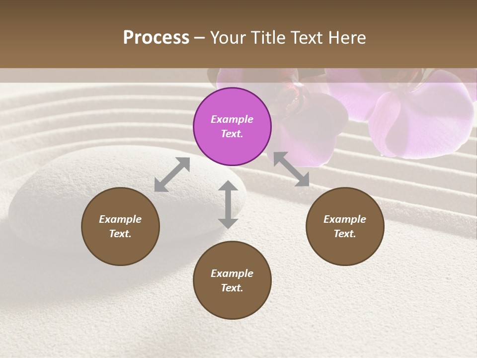 Meditate Sand Beauty PowerPoint Template