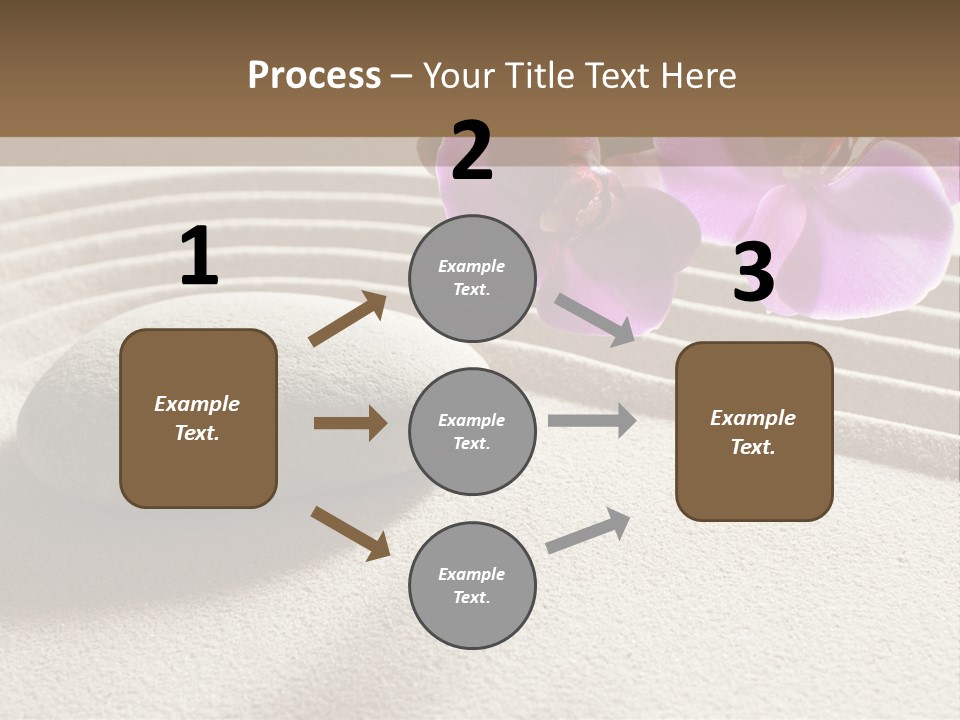 Meditate Sand Beauty PowerPoint Template