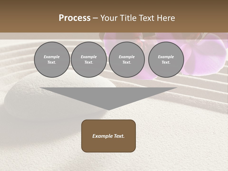 Meditate Sand Beauty PowerPoint Template