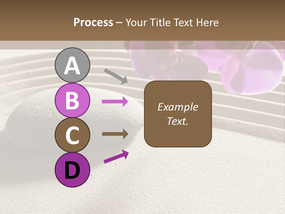 Meditate Sand Beauty PowerPoint Template