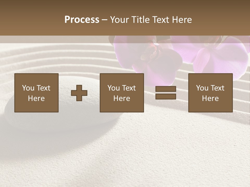 Meditate Sand Beauty PowerPoint Template