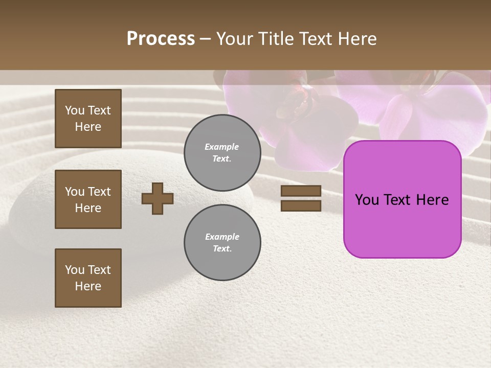 Meditate Sand Beauty PowerPoint Template