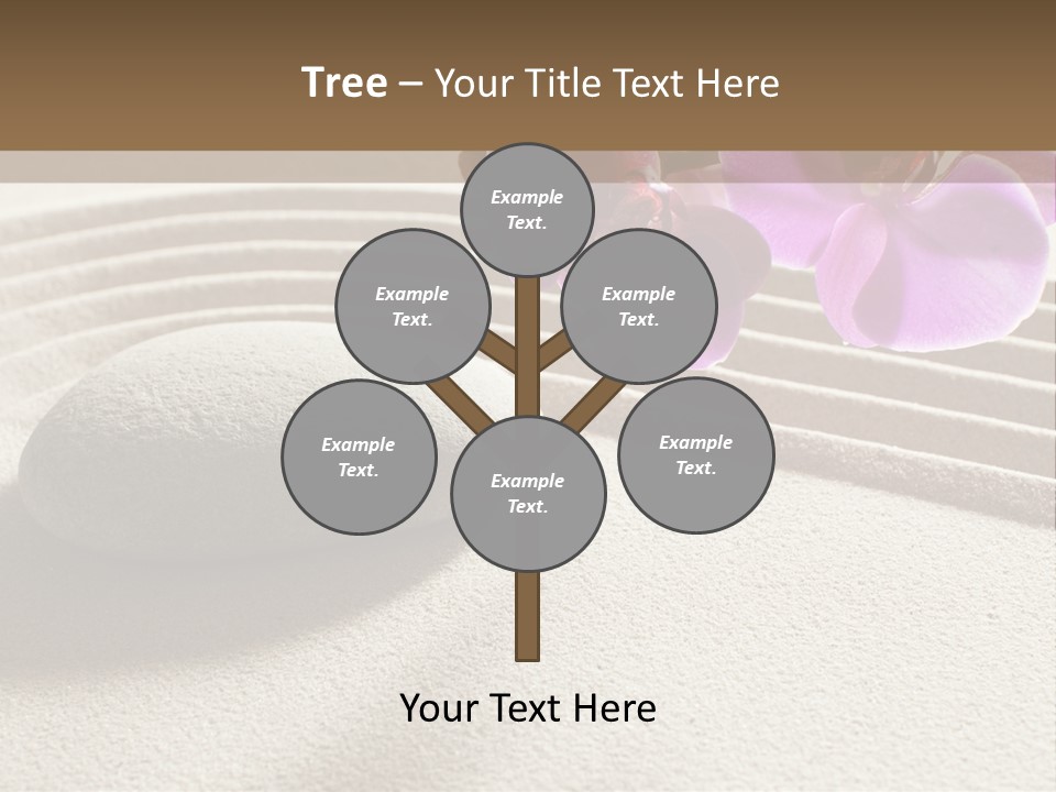 Meditate Sand Beauty PowerPoint Template