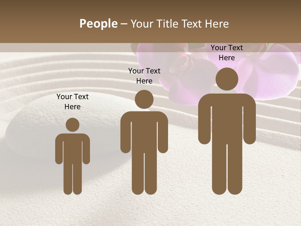 Meditate Sand Beauty PowerPoint Template