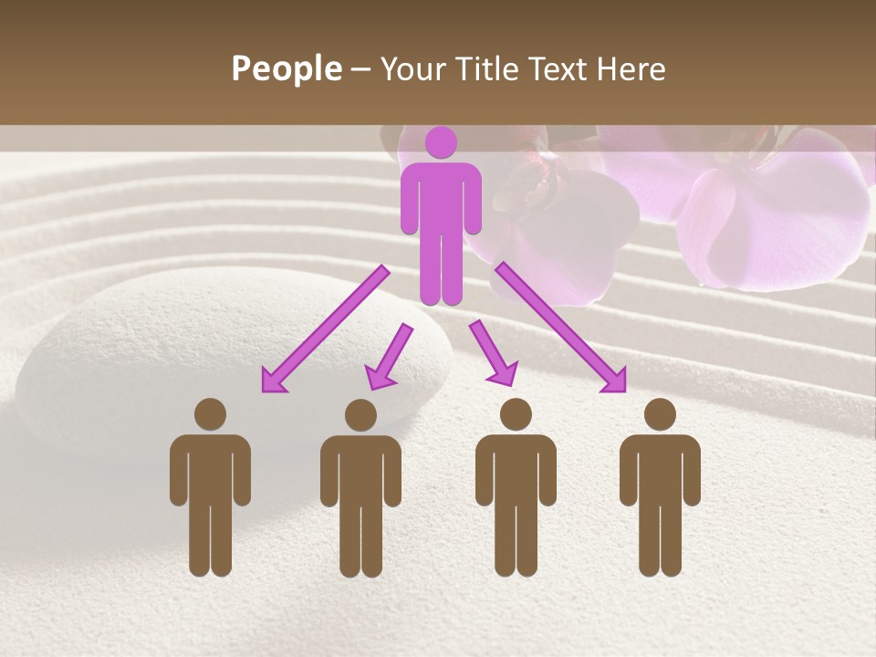 Meditate Sand Beauty PowerPoint Template