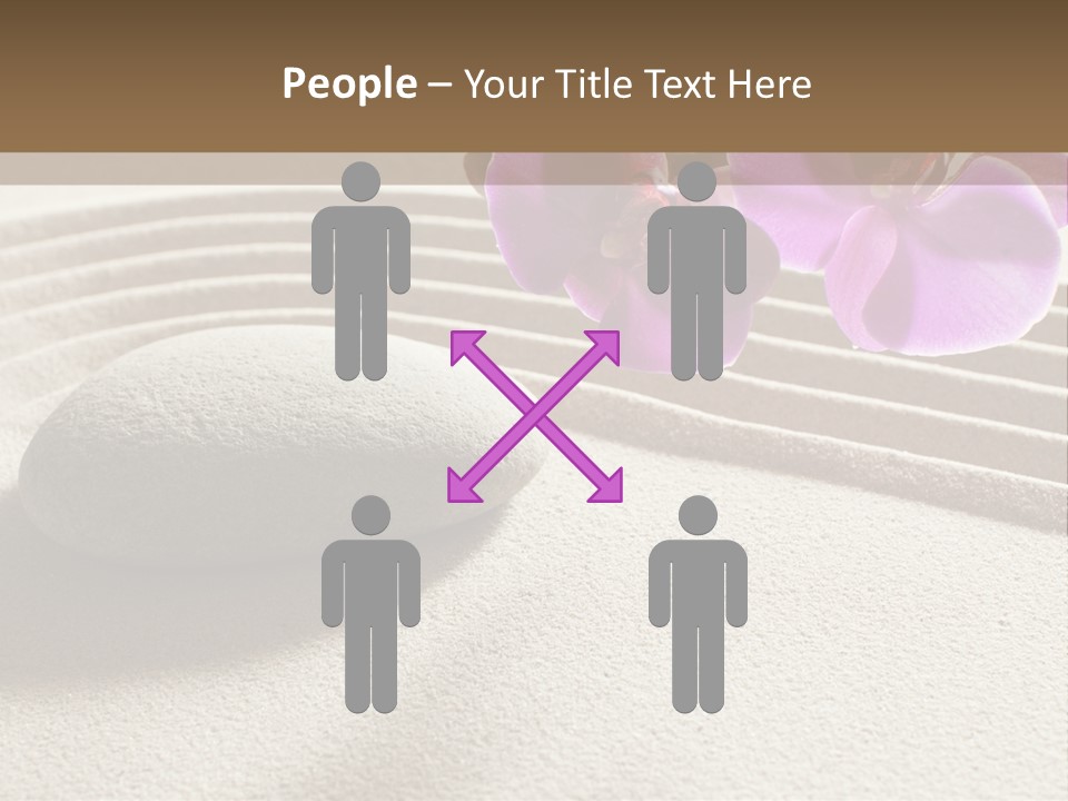 Meditate Sand Beauty PowerPoint Template