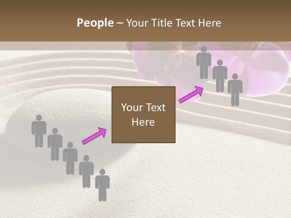 Meditate Sand Beauty PowerPoint Template