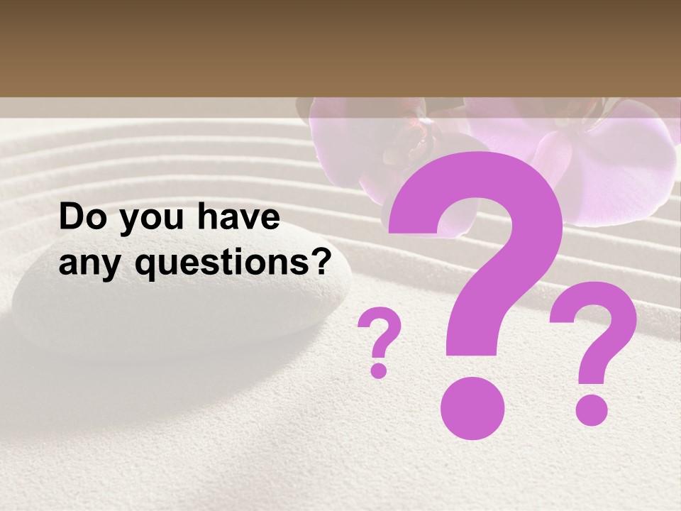 Meditate Sand Beauty PowerPoint Template