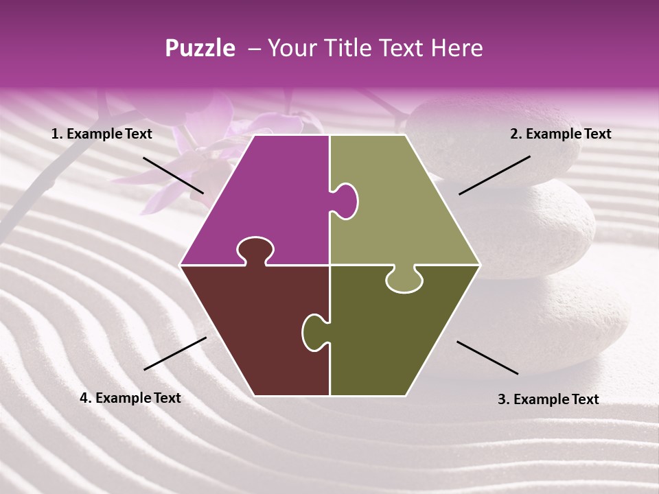 Peace Ornamental Texture PowerPoint Template