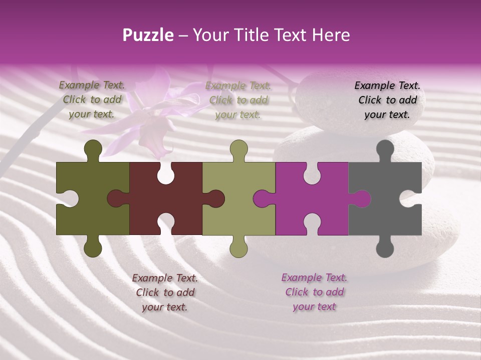 Peace Ornamental Texture PowerPoint Template