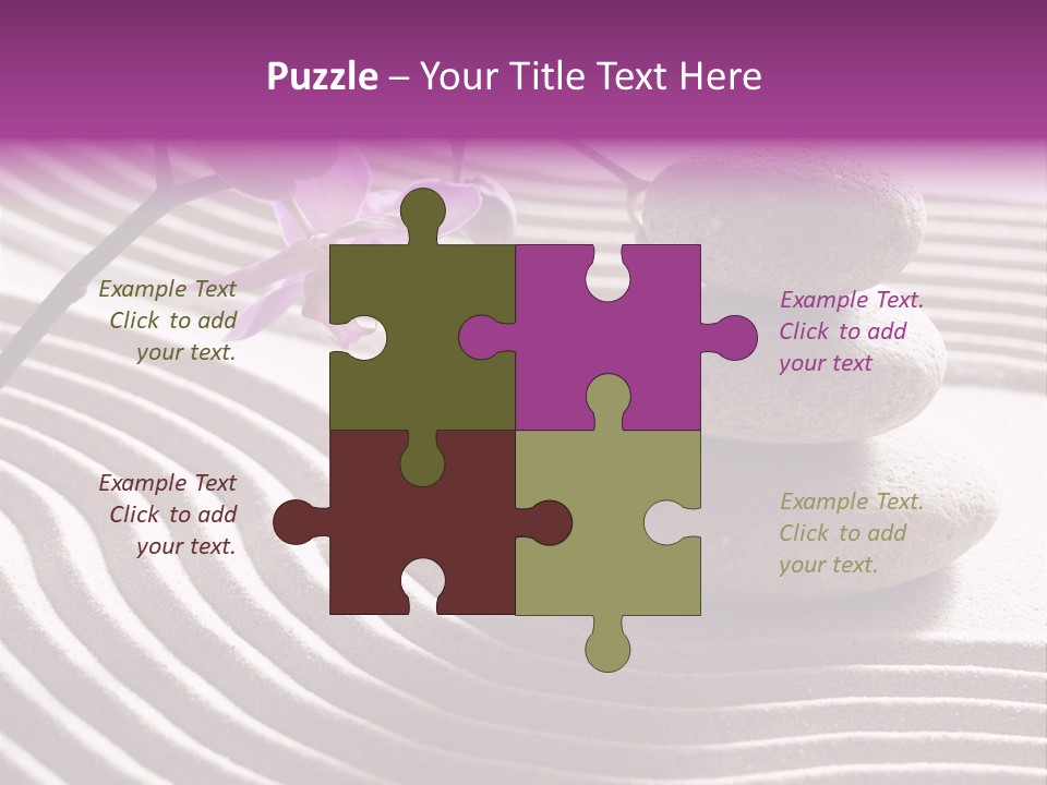 Peace Ornamental Texture PowerPoint Template