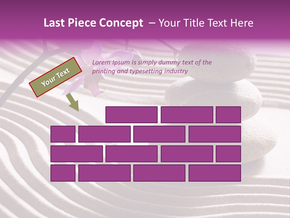 Peace Ornamental Texture PowerPoint Template