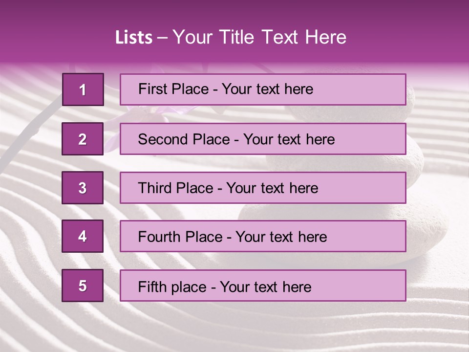 Peace Ornamental Texture PowerPoint Template