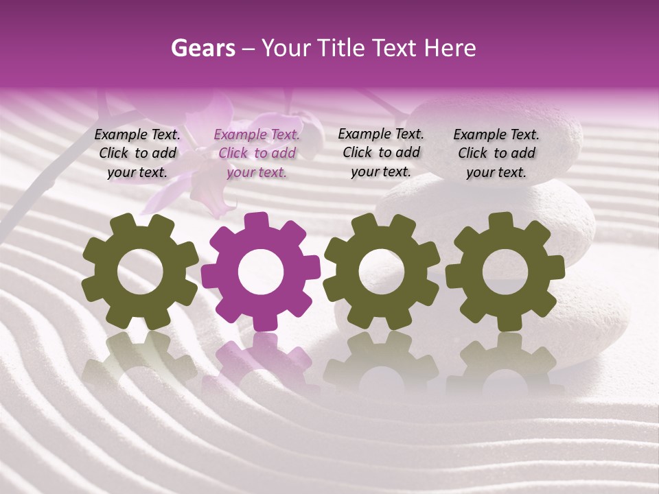 Peace Ornamental Texture PowerPoint Template