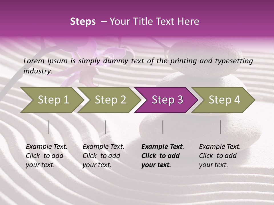 Peace Ornamental Texture PowerPoint Template