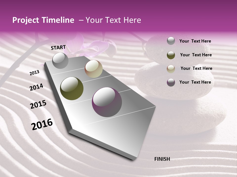 Peace Ornamental Texture PowerPoint Template