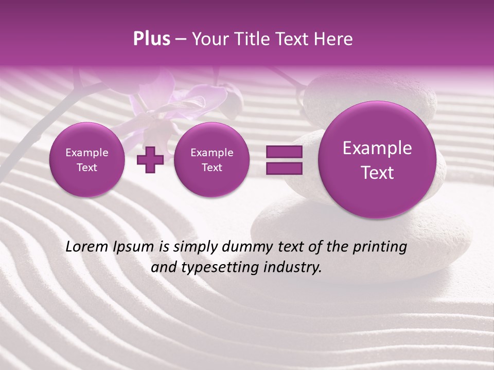 Peace Ornamental Texture PowerPoint Template