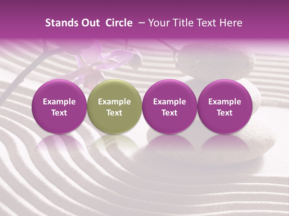 Peace Ornamental Texture PowerPoint Template