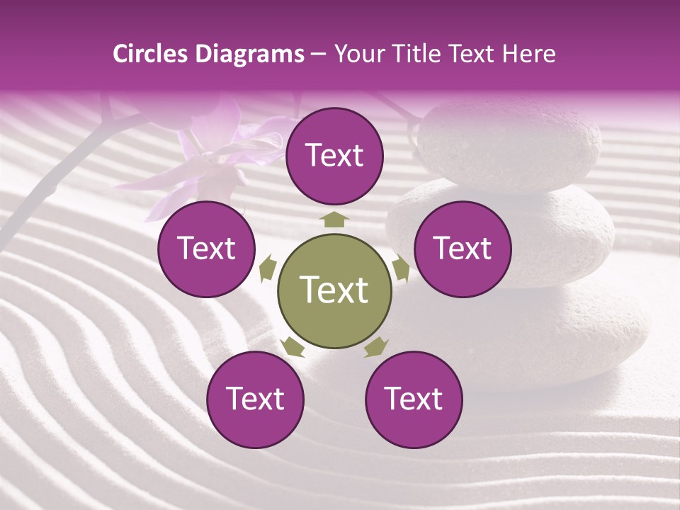 Peace Ornamental Texture PowerPoint Template