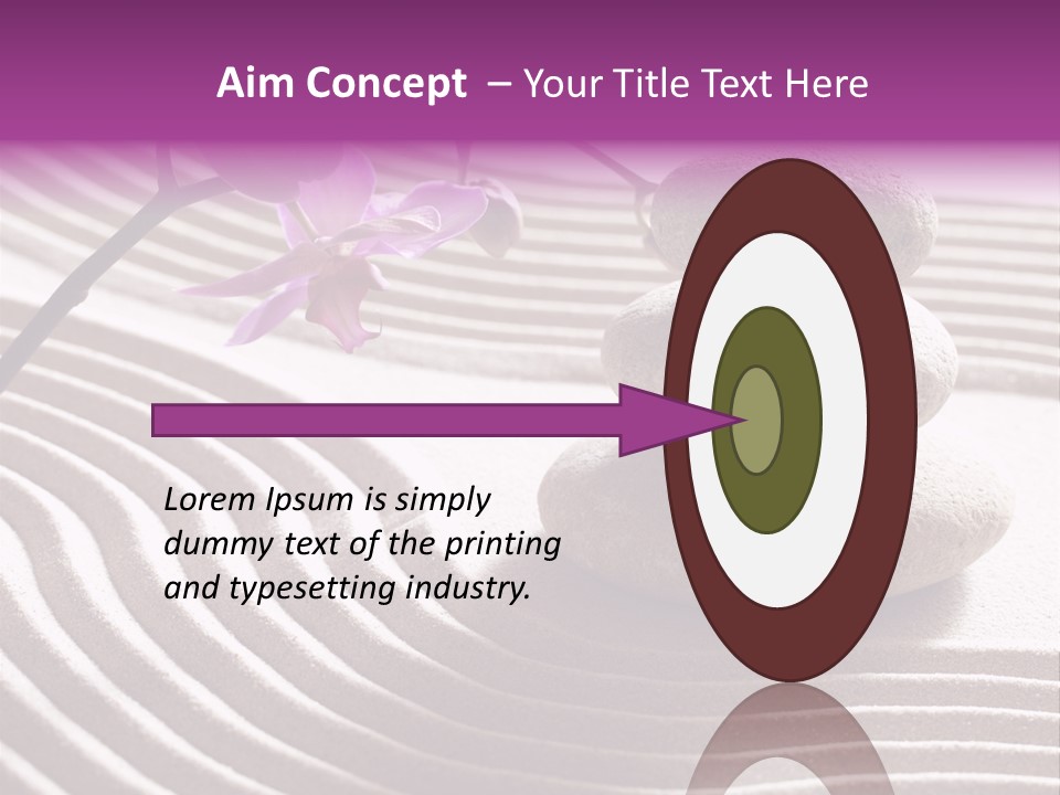 Peace Ornamental Texture PowerPoint Template