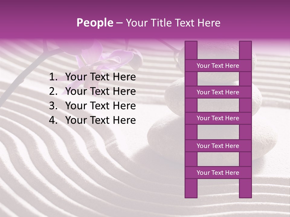 Peace Ornamental Texture PowerPoint Template