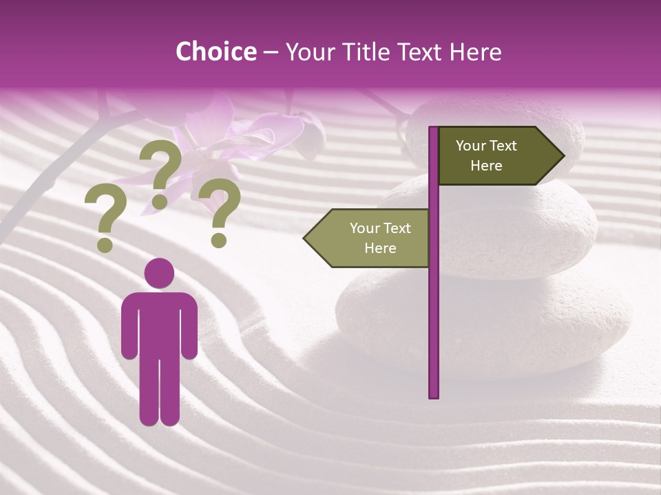 Peace Ornamental Texture PowerPoint Template