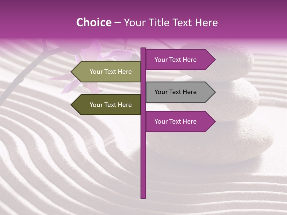 Peace Ornamental Texture PowerPoint Template