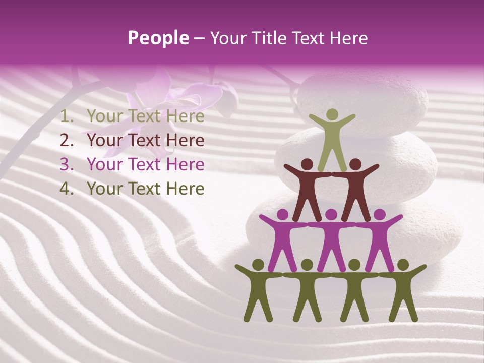 Peace Ornamental Texture PowerPoint Template