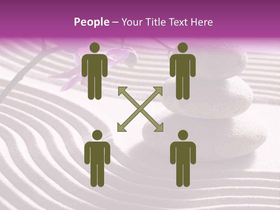 Peace Ornamental Texture PowerPoint Template