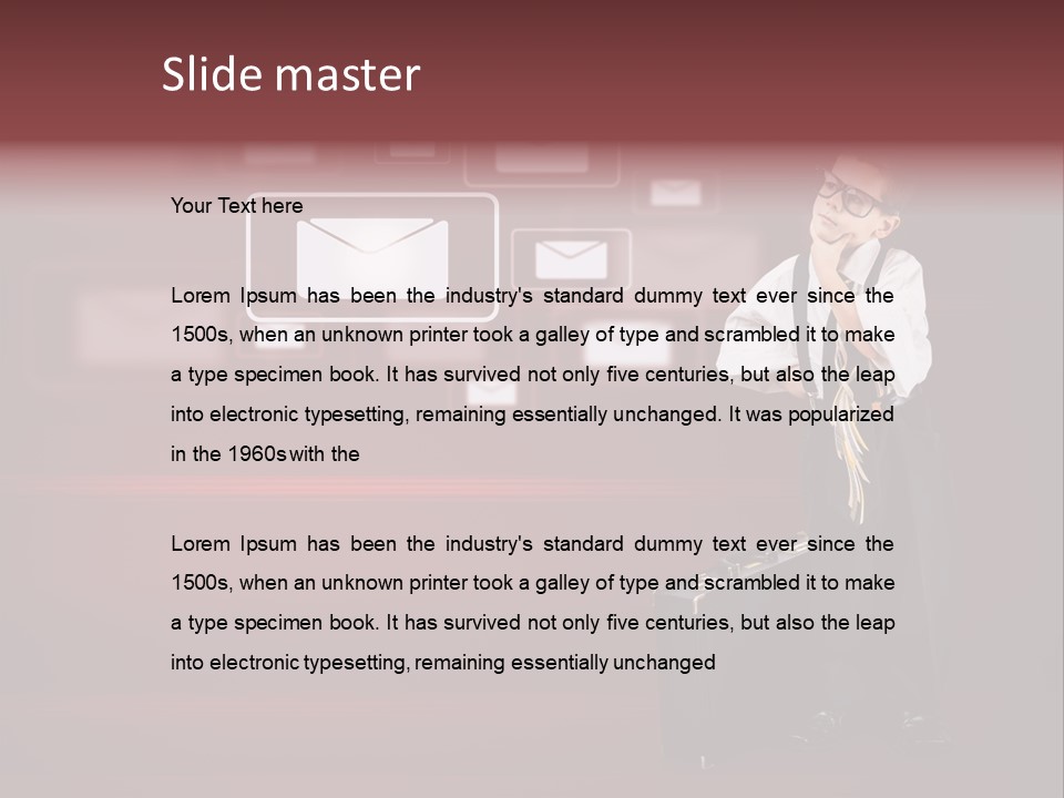 Symbol Technology Modern PowerPoint Template