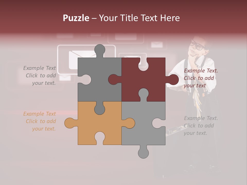 Symbol Technology Modern PowerPoint Template