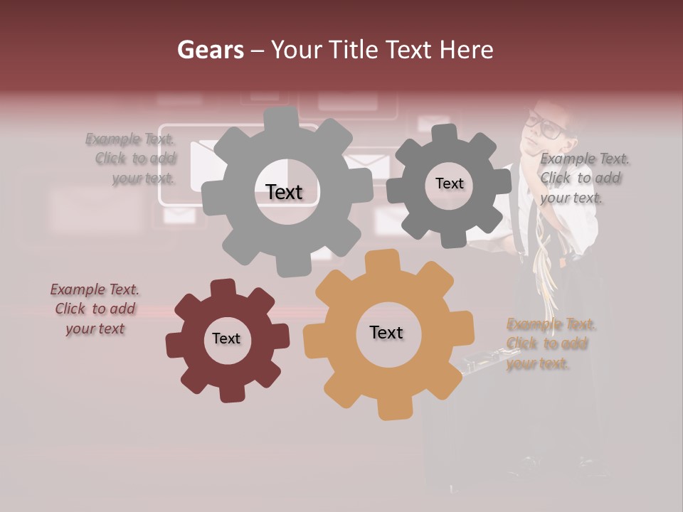 Symbol Technology Modern PowerPoint Template