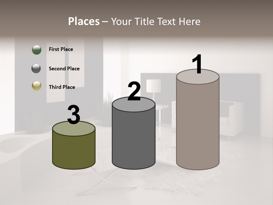 Design Office Window PowerPoint Template