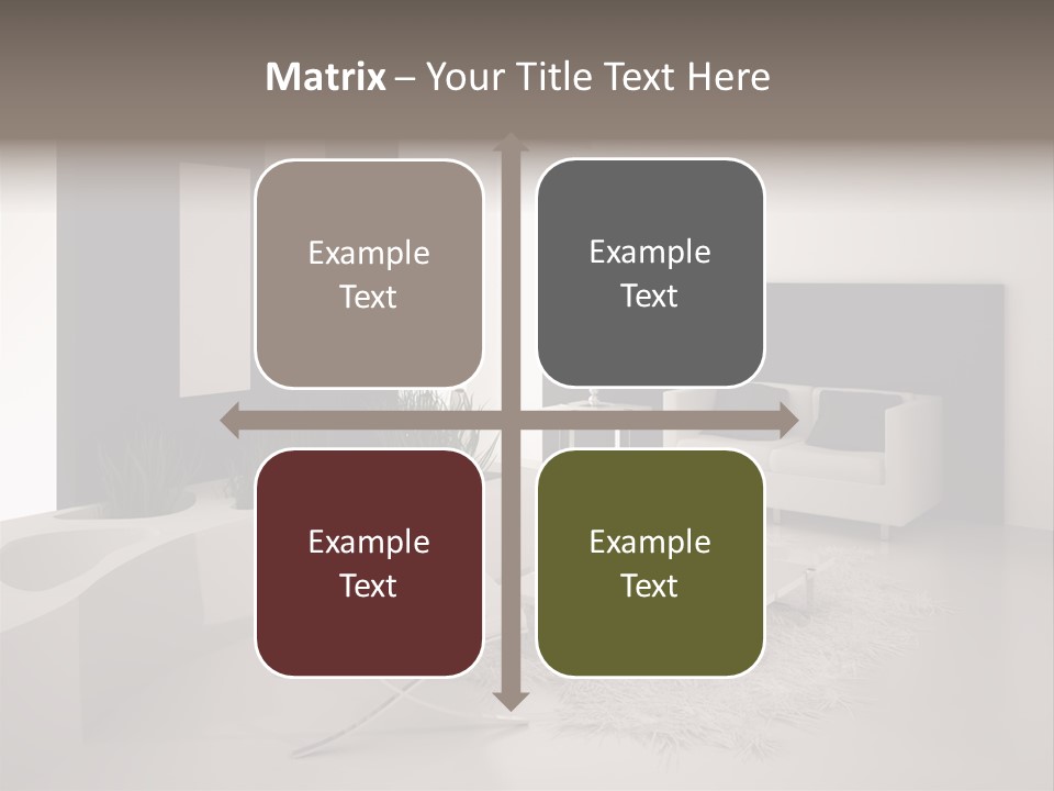 Design Office Window PowerPoint Template