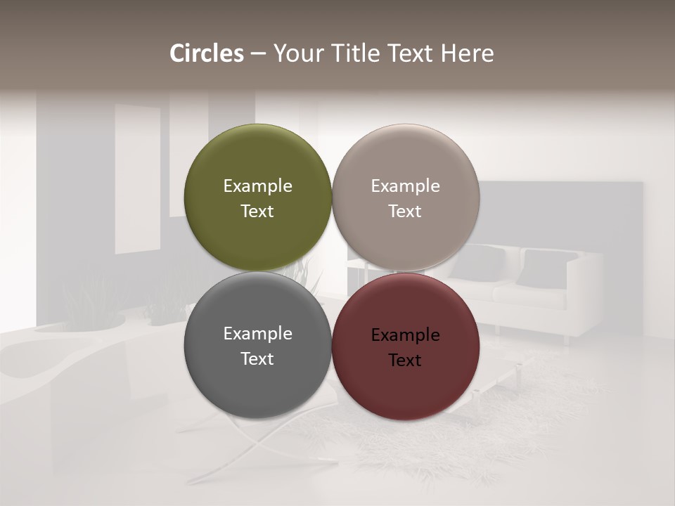 Design Office Window PowerPoint Template