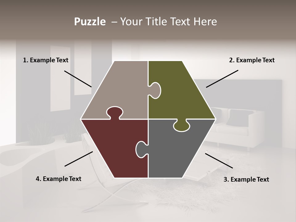 Design Office Window PowerPoint Template