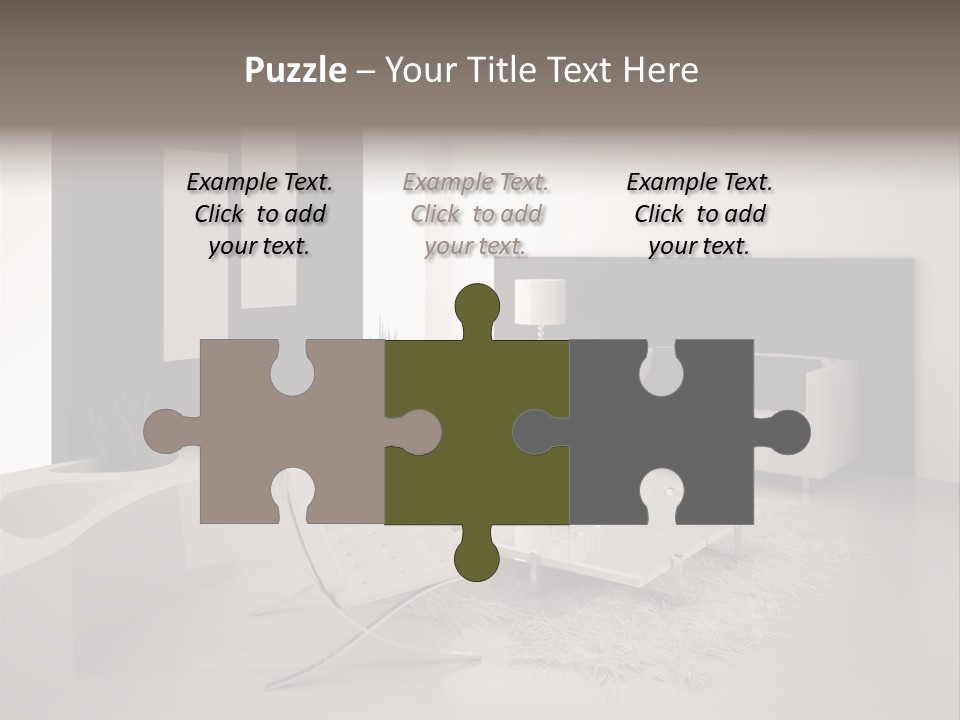 Design Office Window PowerPoint Template