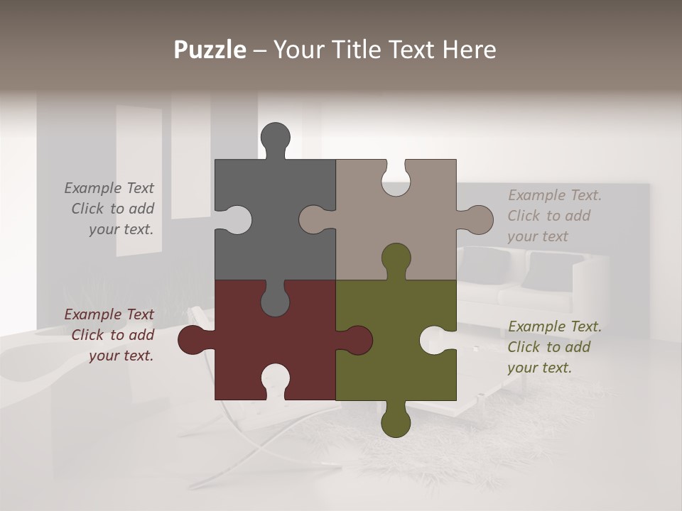 Design Office Window PowerPoint Template