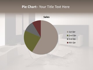 Design Office Window PowerPoint Template