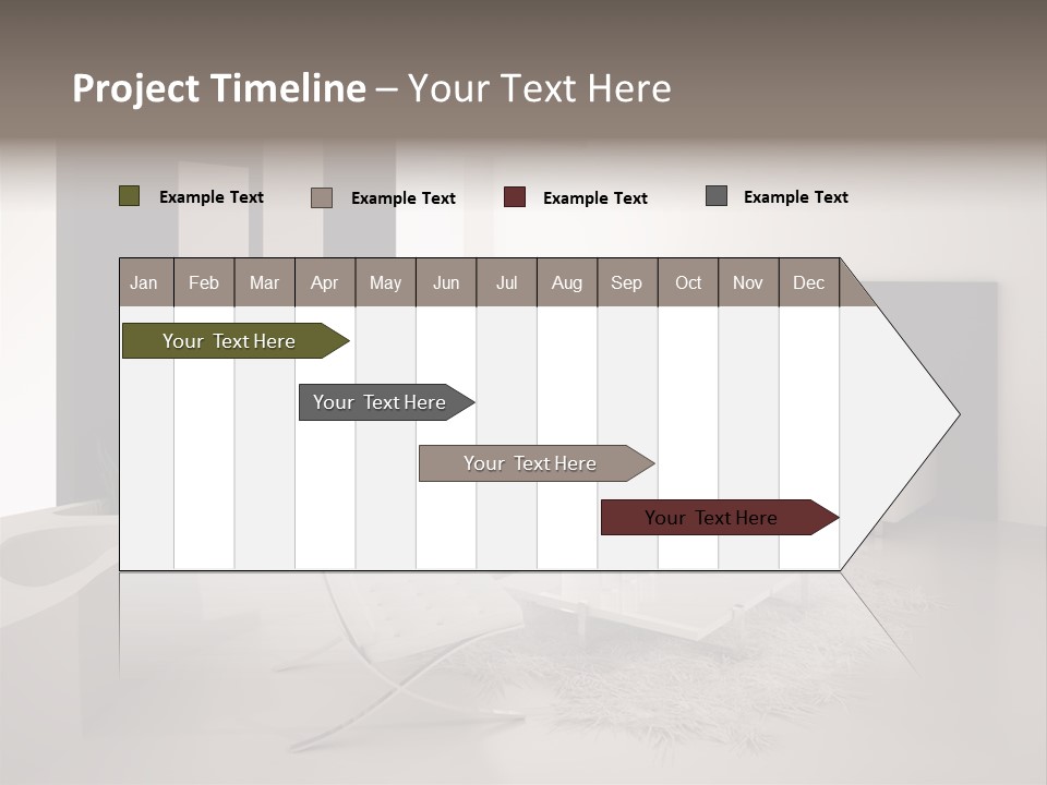 Design Office Window PowerPoint Template