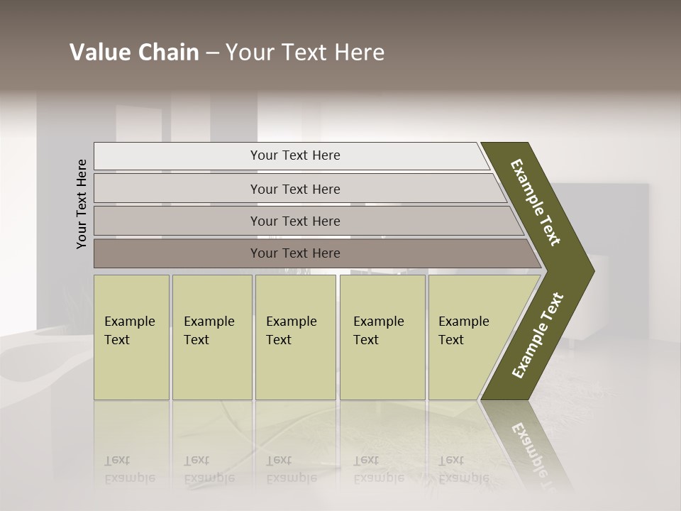 Design Office Window PowerPoint Template