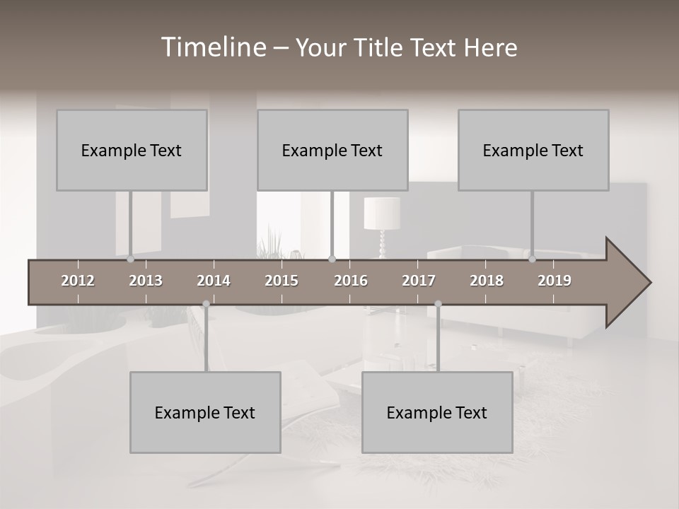 Design Office Window PowerPoint Template