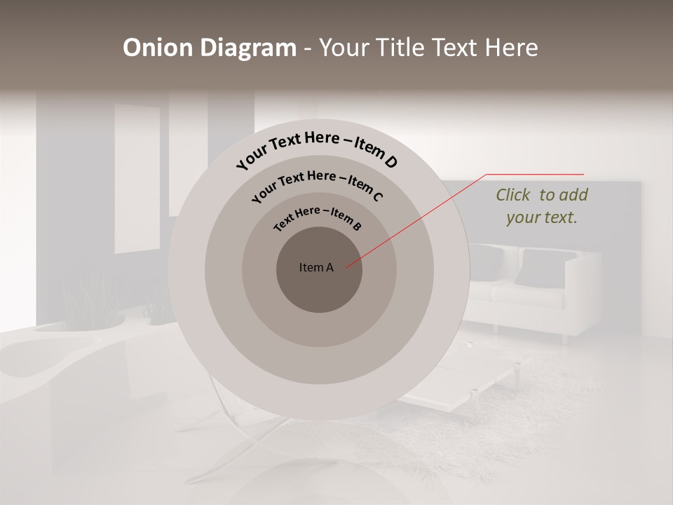 Design Office Window PowerPoint Template